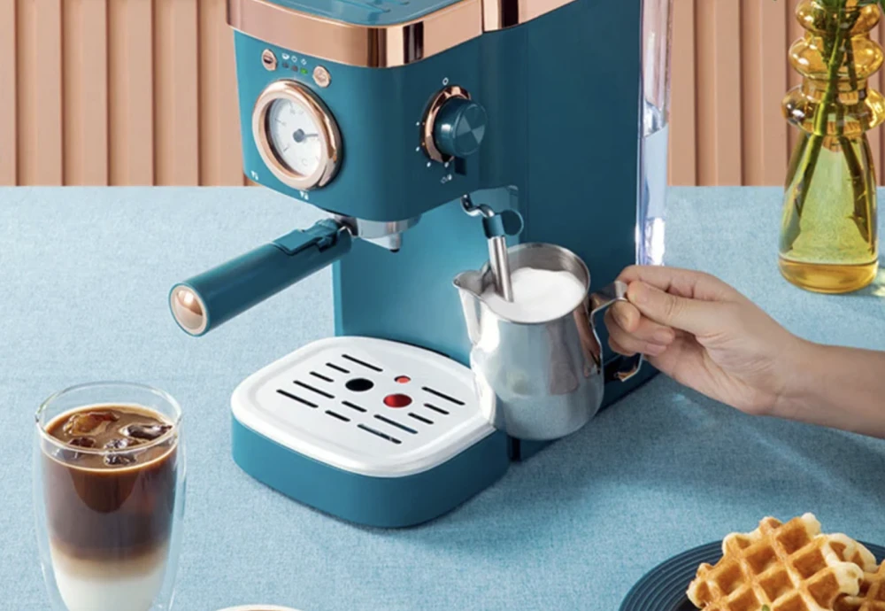 espresso machine with steam wand